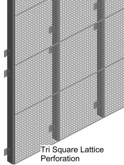 Perforated on sale metal revit